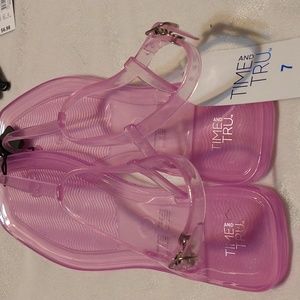 Time and Tru Jelly Beach Sandals